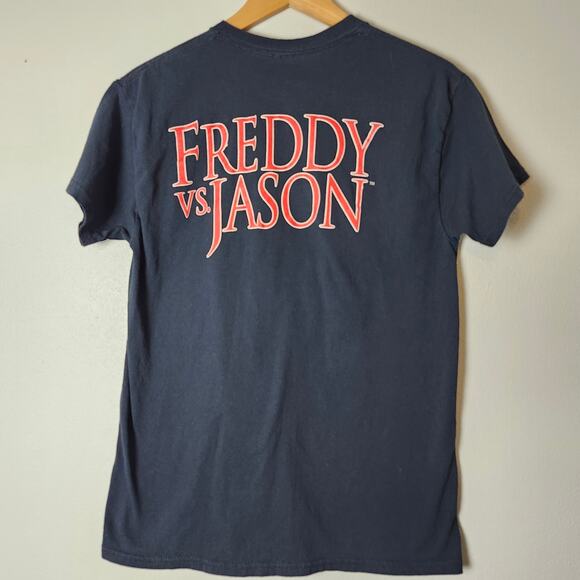 Freddy Vs Jason Men's Black Graphic Tee Short Sleeve Rare Size Medium - Picture 5 of 9